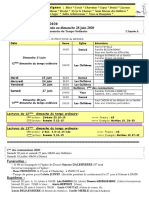 Feuille D'annonces N°25/2020: Paroisse Ste Marie Des Vignes