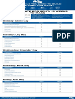 The Ultimate Bro Split: 12 Weeks To Mass: The Tools You Need To Build The Body You Want