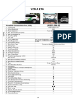 E70 Electric SUV - Specification&quotation2017-Ex