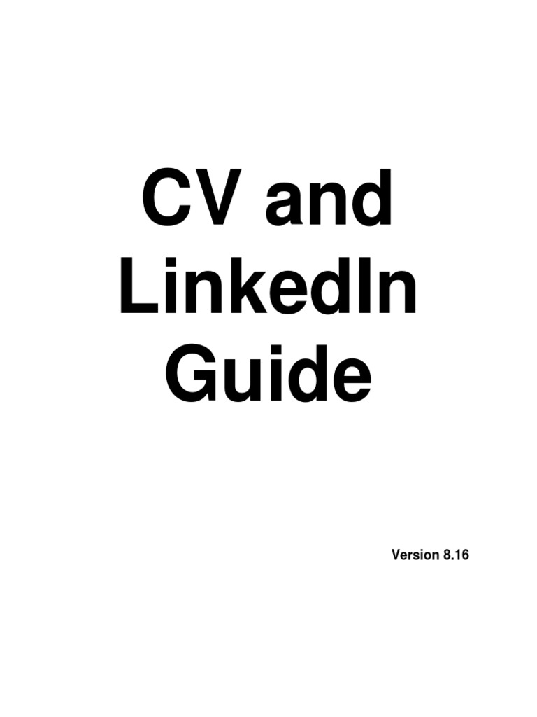 Linkedin Guide Pdf