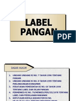 Label Pangan