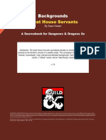 D&D5e - Great House Servants (v1.0) PDF