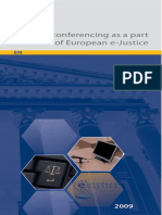 Videoconferencing As A Part of European E-Justice: DGF Communication/Publications