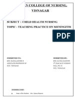 Lesssion Plan MENINGITIS