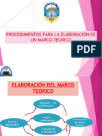 Elaboración Del Marco Teorico