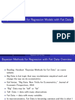 Bayesian Methods For Regression Models With Fat Data