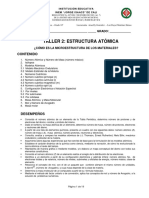 Taller 2 Estructura Atómica PDF