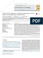 A review on recent advances in cold plasma technology for the food industry