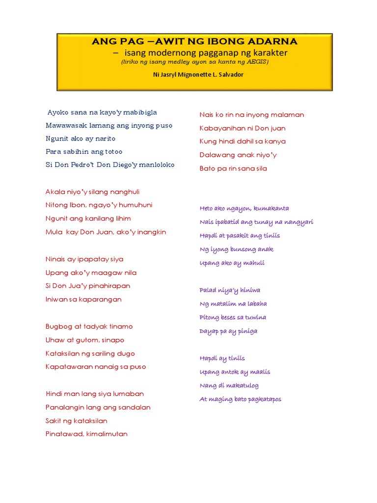 Script in Filipino PDF | PDF
