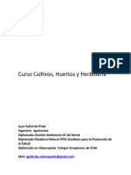 Curso Cultivos HUERTOS Y HERBOLARIA