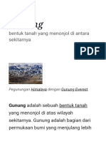 Gunung - Wikipedia Bahasa Indonesia, Ensiklopedia Bebas