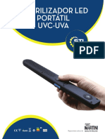 Esterilizador Led Portatil UVC+UVA