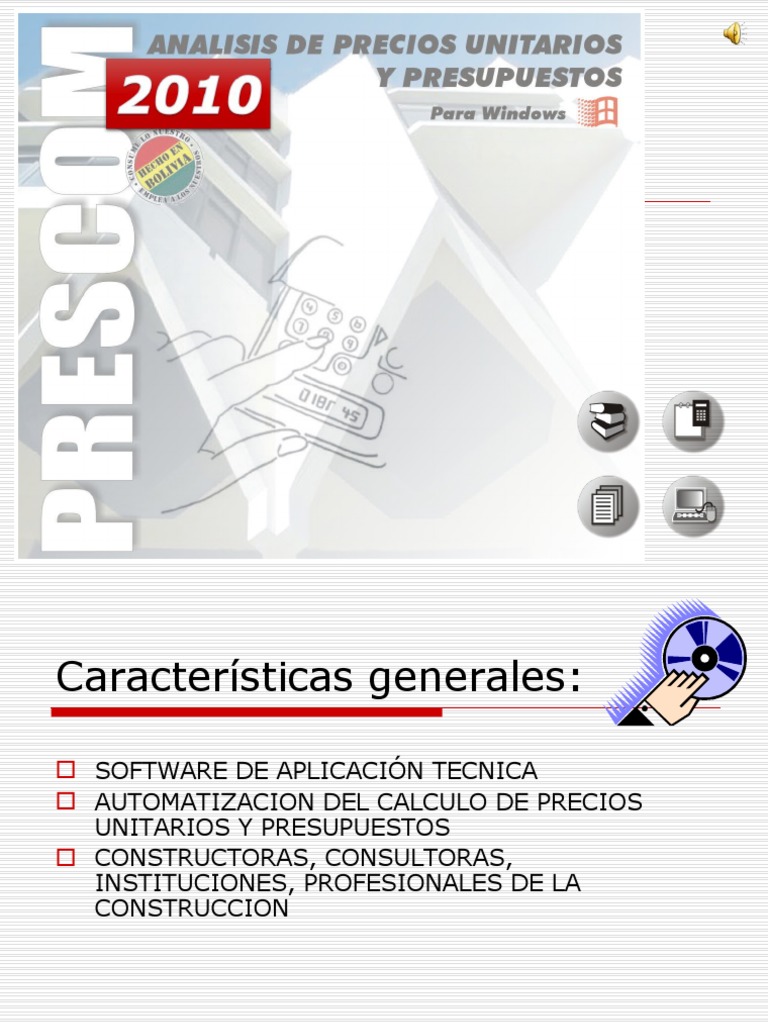 Software PRESCOM: Automatización de Presupuestos | PDF | Presupuesto ...