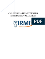 Cal Homeowners Insurance Valuation V2