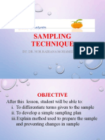 Sampling Technique: By: Dr. Nor Raihana Mohamed Zam