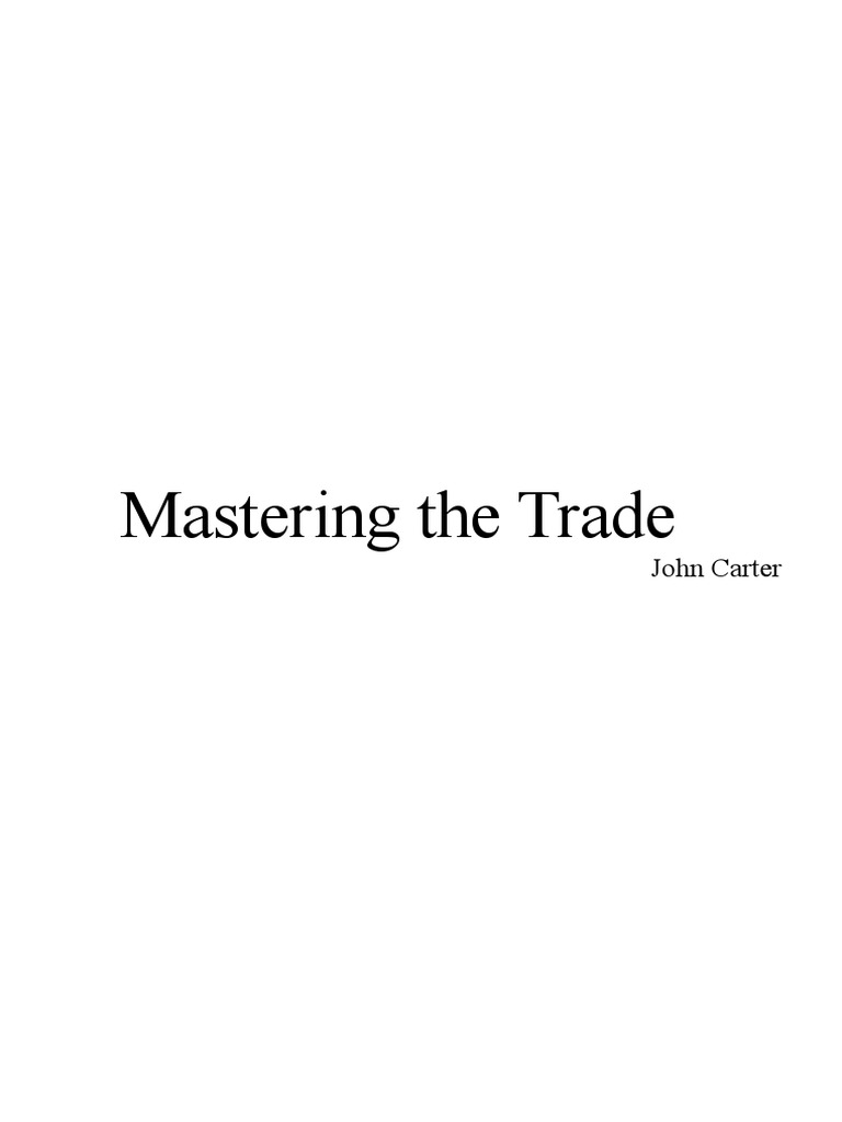 Mastering The Trade  PDF