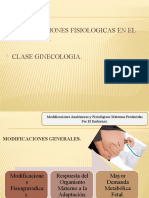 Modificaciones Anatomicas y Fisiologicas