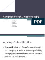 Diversification Strategies