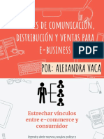 Comunicación Distribución y Ventas E-Business Por Alexandra Vaca Aguilera