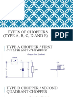 Types of Choppers (Type A, B, C, D and E)