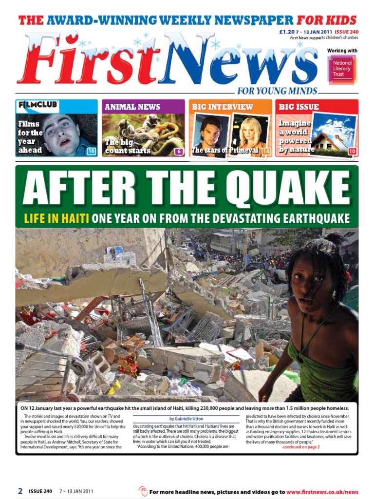 First News - Issue 240 | PDF | Haiti | Cyberbullying