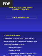 Rice Crop Parameters