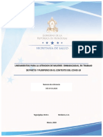 Documento Final Lineamiento Atenciã N de Embarazadas, en Trabajo de Parto y Puerperio Con Covid-19