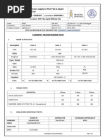 Current Transformer Test: Power Supply To Plot P18 at Zayed Military City D108337 SWH38A1