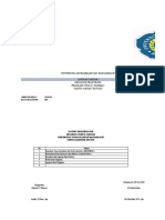 Universitas Muhammadiyah Banjarmasin Laporan Harian Kegiatan Praktikum Program Studi S1 Farmasi TAHUN AJARAN 2019/2020