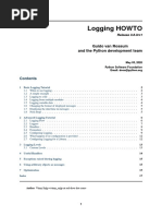 Logging HOWTO: Guido Van Rossum and The Python Development Team