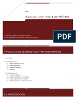 Tema 8. Análisis de Datos y Contraste de Hipótesis