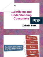 Identifying and Understanding Consumers: Zohaib Butt