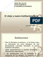 1.2 El Viejo y El Nuevo Institucionalismo