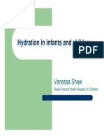 Hydration in Infants and Children: Vanessa Shaw