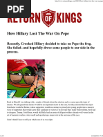 How Hillary Lost The War On Pepe