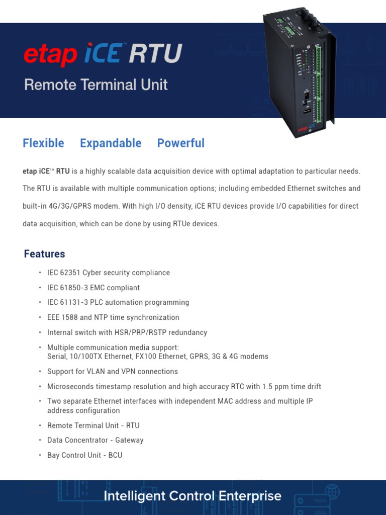 Remote Terminal Unit: Intelligent Control Enterprise | PDF | Technology ...