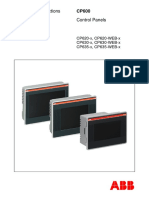 Operating Instructions Control Panels: CP620-x, CP620-WEB-x CP630-x, CP630-WEB-x CP635-x, CP635-WEB-x