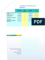 Plantilla de Excel Con Gráficos de Gantt para Gestión de Proyectos 2