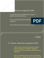 Customer Relationship Management