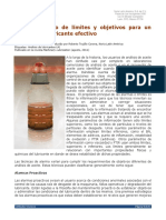 Articulo 3. Establecimiento de limites y objetivos para un analisis de lubricante efectivo