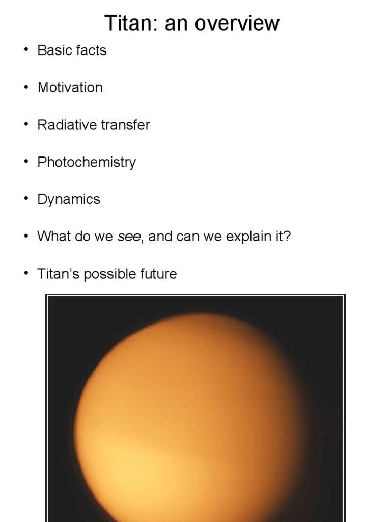 WHAT IS TITAN intelligence overview