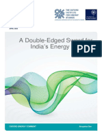 A Double-Edged Sword For India 'S Energy Sector?: APRIL 2020