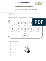 Evaluación Bimestral Lógico Matemático 2020