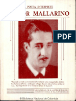 Poeta Victor Mallarino