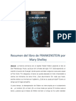 Resumen del libro Frankenstein de Mary Shelley en