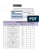 ANEXO 2 - Ficha de Seguimiento APRENDO EN CASA - Primera Semana