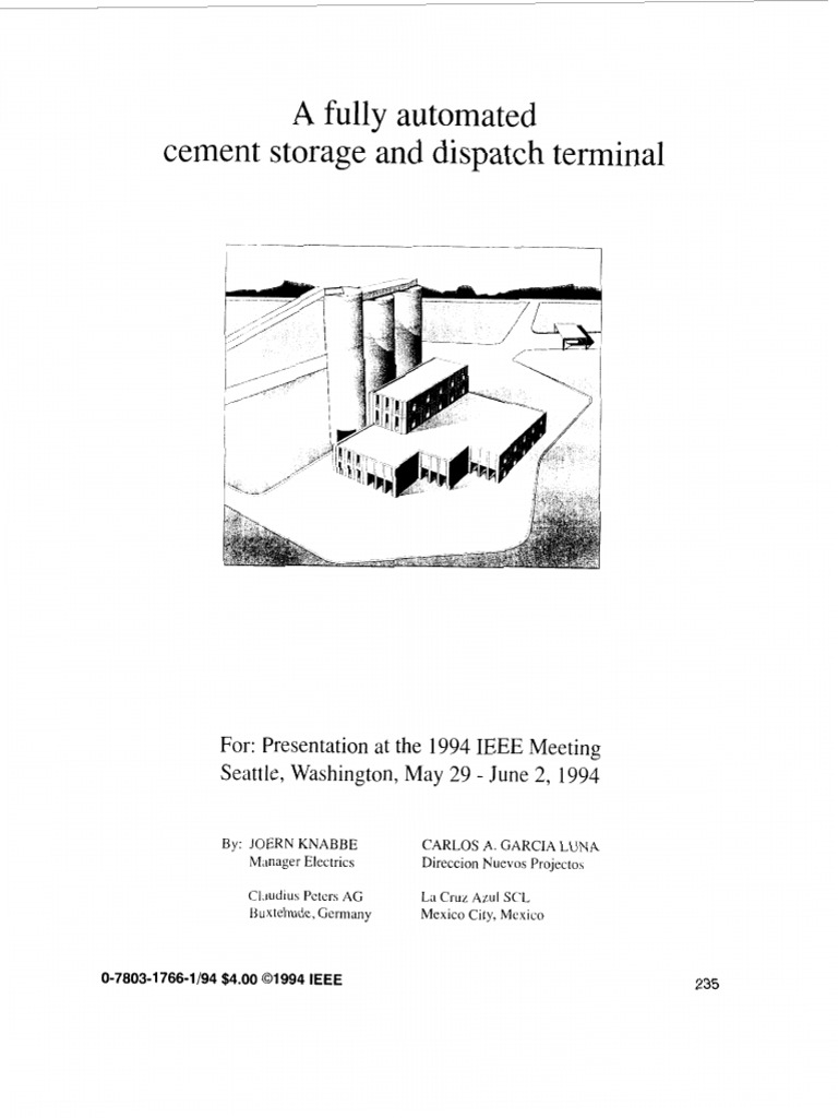 Automated Cement Dispatch Terminal | PDF | Programmable Logic ...