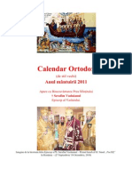 Calendar Ortodox de Stil Vechi 2011