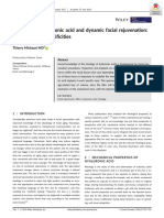 Rheology of Hyaluronic Acid and Dynamic Facial Rejuvenation: Topographical Specificities