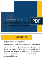 Clasificación de los eventos-1